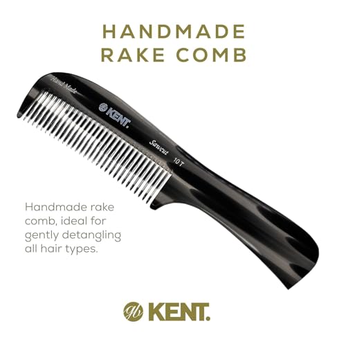 Peigne démêlant Kent graphite 10T pour votre routine cheveux bouclés