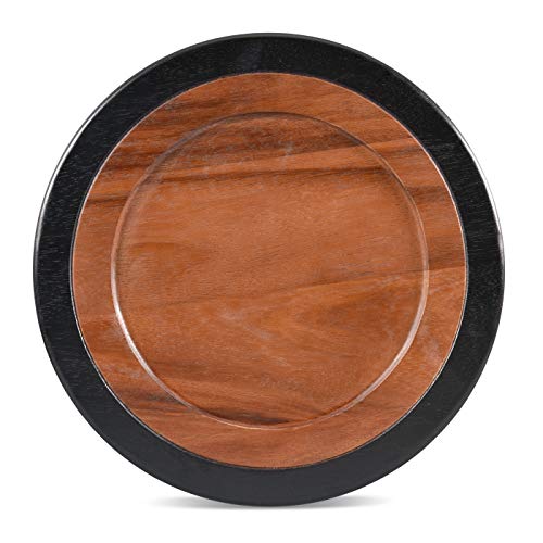 Plato de madera Noritake Kona Wood 13 pulgadas miniatura 1