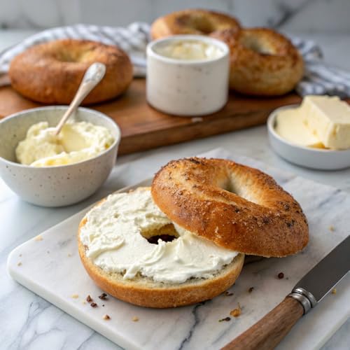 Image of ROYO BREAD CO. 2-Pack Low Carb Artisan Bread and Bagels, 30-80 Calories (Artisan Bread & Plain Bagel)