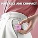 Fingerprint Padlock eLinkSmart Gym Locker Lock for Girls Women with Phone App iOS Watch Metal Keyless Combination Locks for School Sports Locker Toolbox Hasp Storage Pink