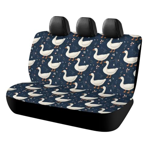 Housses de siège arrière pour camions VUS protection banquette respirante oie blanche