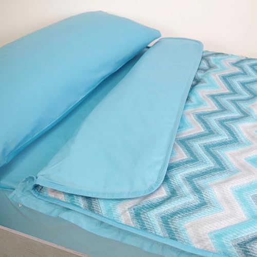 10XDIEZ Funda Saco nórdico (No Incluye el Relleno nórdico) (GID://shopify/Metaobject/269962543438 Azul - Cama 105cm)