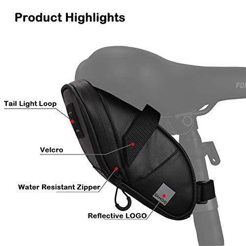 Roswheel Bike Saddle Bag Bicycle Under Seat Pouch (132054) #TOP1
