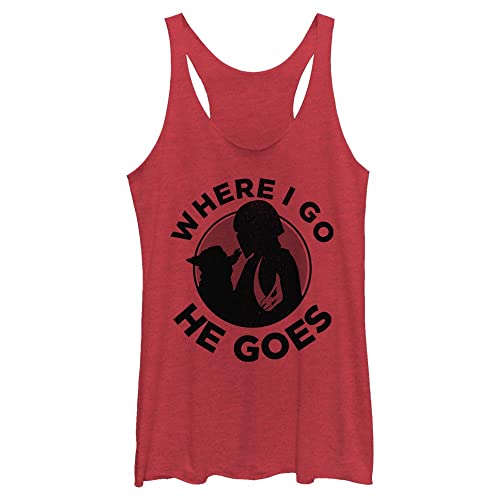 Star Wars Where I Go He Goes Chemise Femme Idéale pour le Bureau et les Sorties