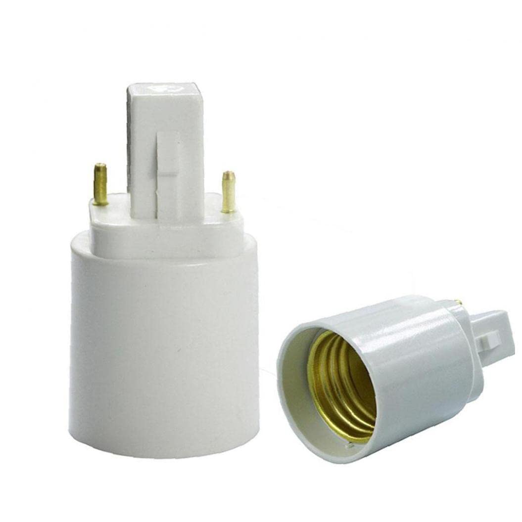 Convertitore Lampada Da G24 A E27/E26/E14, Adattatore Per Portalampada LED/Alogena, In PBT Anticalore - 4
