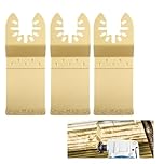 3PCS 35mm Carbide End Cut Multi Tool Blades for Bricks Plaster and Grout Removal Cutter Saw Set Compatible with Dewalt Wolf Stanley Worx Fein Multimaster Bosch Makita Etc Oscillating Multitool (Three)