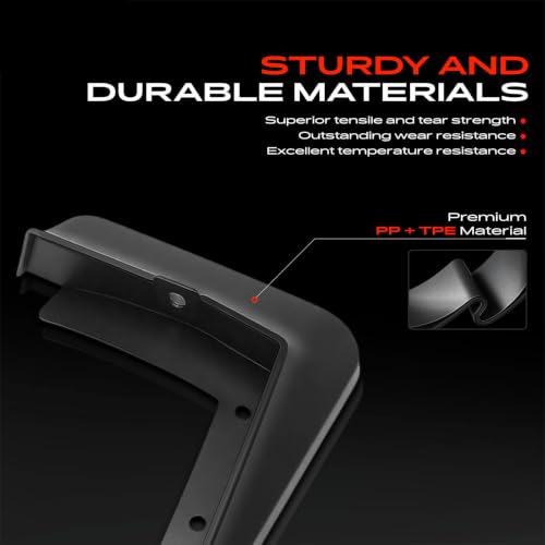 A-Premium Mud Flaps Compatible with Kia K5 2021-2025 Sedan by A-Premium - Used condition - Image 4