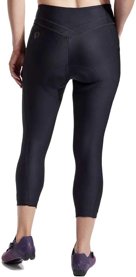 PEARL IZUMI Women's Sugar 21" Cropped Cycling Tights, Wide Waistband & Two Side Cargo Pockets, Reflective Fabric - Image 2
