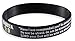 Forge Assorted Popular Scripture Verses Printed On Silicone Wristbands (Packs of 10 Silicone Bands) (Joshua 1:9)