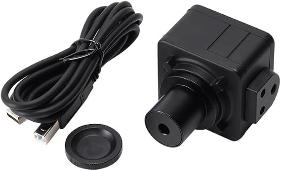 Microscope Camera 5MP USB HD CMOS Digital Microscope Camera with Mount Adapter 2592 x 1944 CMOS Digital Electronic Eyepiece Camera