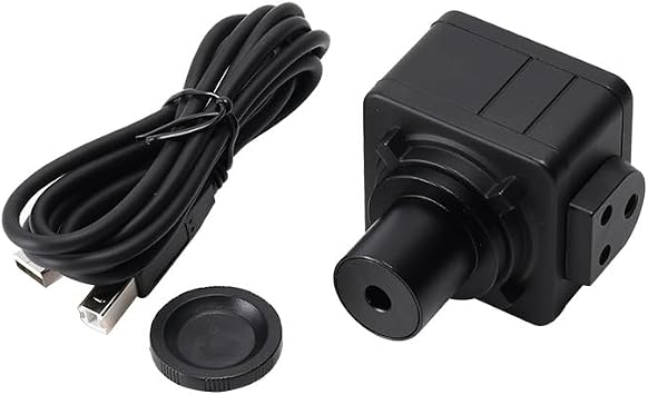 Microscope Camera 5MP USB HD CMOS Digital Microscope Camera with Mount Adapter 2592 x 1944 CMOS Digital Electronic Eyepiece Camera
