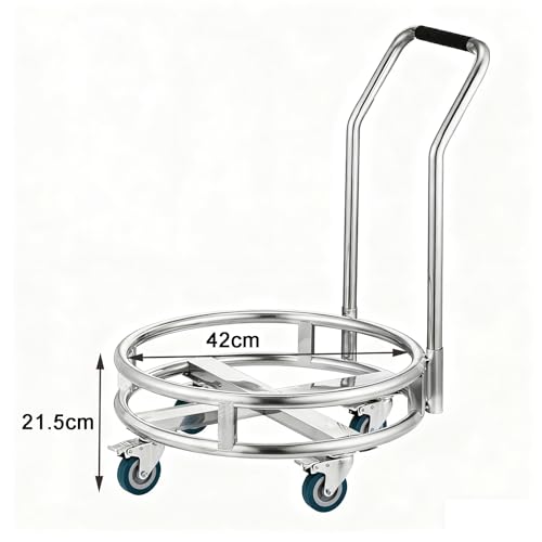 Chariot porte-seau polyvalent pour pots de fleurs et marmites de conserve - 3