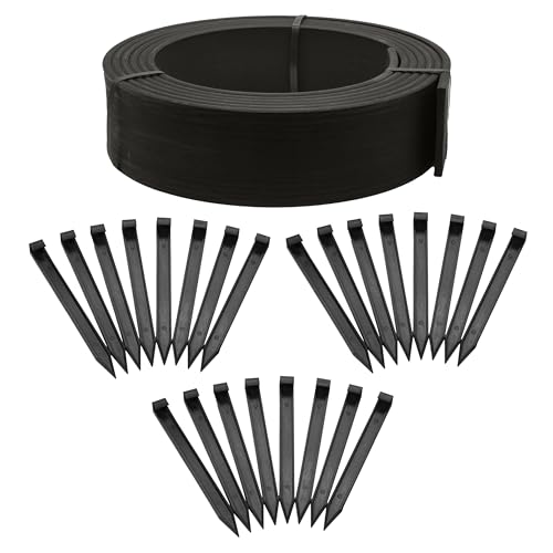 EdgePro 4-Inch Composite Landscape Edging Kit, 40-Foot,...