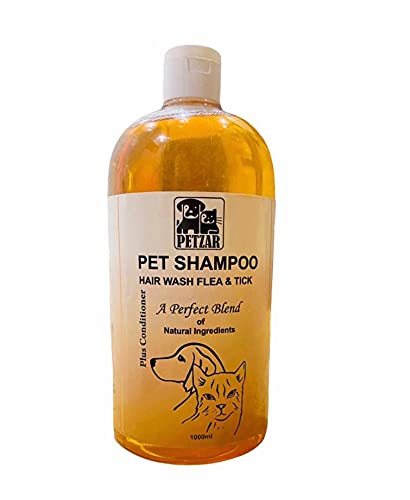 Petzar | flea and tick Dog Shampoo for All Breeds | with Pure neem Distillate & Clove Oil | Really Effective & pet Friendly Formulation 1000 ml (B099GVG7QN) Amazon Price History, Amazon Price Tracker