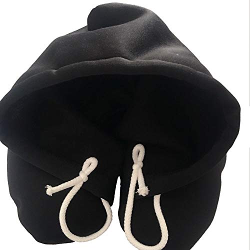weixinbuy Almohada de Viaje con Capucha, Almohada para el Cuello, Almohada de Viaje Convertible para automóvil doméstico