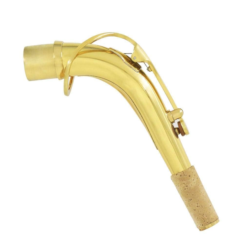 Cuello de saxof¡§?n Alto de lat¡§?n saxof¡§?n de saxof¡§?n Alto de lat¡§?n con Accesorio de Instrumento de Grasa de Corcho de Saxofones Instrumentos de Viento Madera