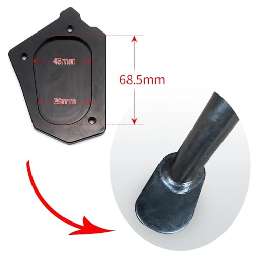 F750 GS béquille latérale instable ? Solution plaque extension 2017-2022