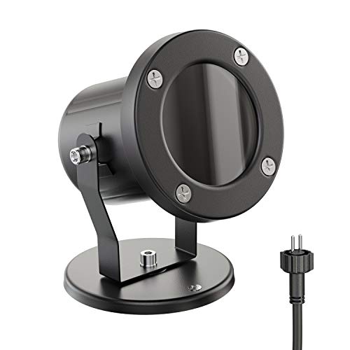 ledscom.de Gartenstrahler KUK für außen, IP55, schwarz, 1x GU5.3 max. 15W