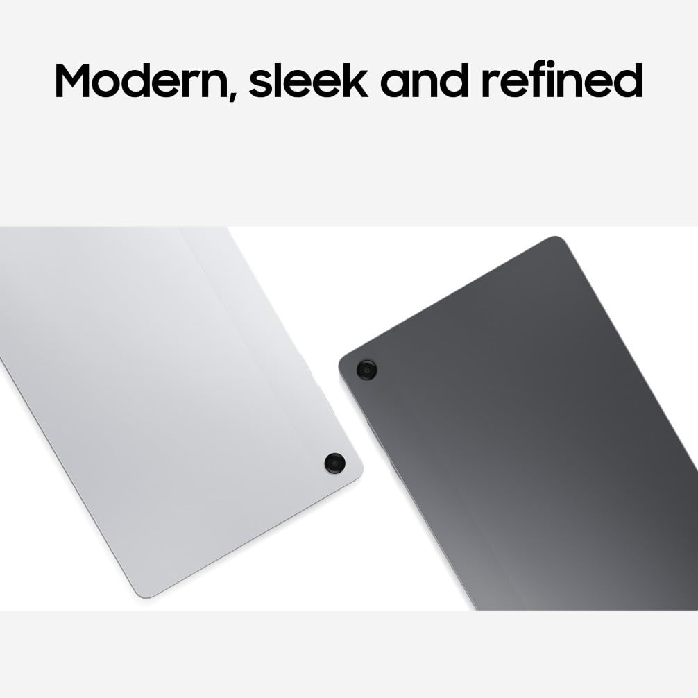 Samsung Galaxy Tab A11+, Android Tablet, AI Features, Sleek and Modern Design, 11 Inch 90Hz Display, 128GB Storage, 6GB Memory, With Dolby Quad Speakers, Silver, 3 Year Extended Warranty (UK Version) — view 2