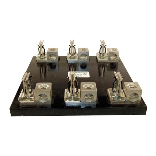 Mersen 62003R Amp-Trap 2000 SmartSpot Time-Delay/Class RK1 Fuse Block with Box Connector, 600V, 101-200 Ampere, 3 Pole