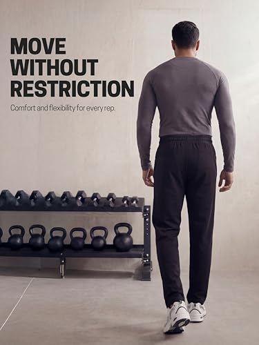 Image of Fflirtygo Mens Straight Fit Track Pants with Zip Pockets | Cotton Joggers Gym | Lower for Men | Sweatpants Sizes Upto 6XL