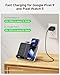 Dual Wireless Charger for Google Pixel 10/10 Pro/10 Pro XL/10 Pro Fold/9a/9 Pro/9/8/7 (Not for 9 Pro Fold), for Pixel Watch 3/2/Fitbit Versa 4/3/Sense 2 (Not for Pixel Watch 4/1), SwanScout 710G2