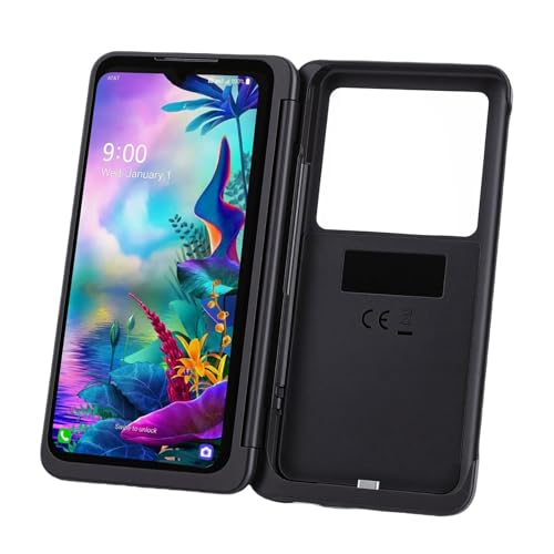 YUEHISY ThinQ Dual Screen Case, 6.4' FHD Second Monitor, Detachable Extended Screen with Type C Adapter Black