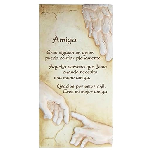 Framan PERGAMINO DE Piedra LABRADA con Textos para Ocasiones Especiales, Original Y ECONÓMICO. Especial Amiga