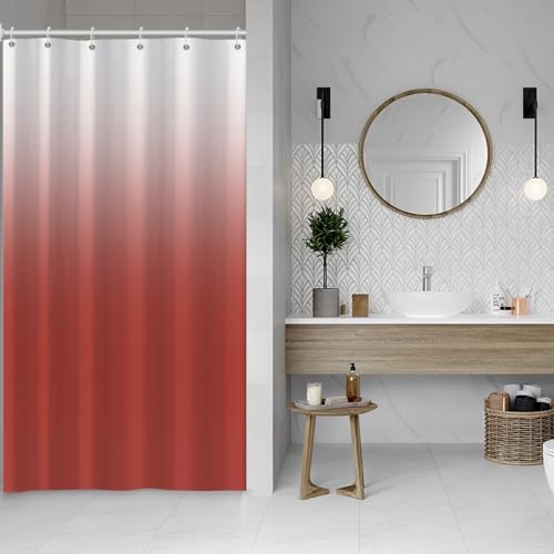 Rideau de douche moderne contre l'humidité en tissu étanche 91 x 183 cm