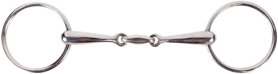 HORZE Lozenge Link Loose Ring Snaffle Bit - 16mm Width