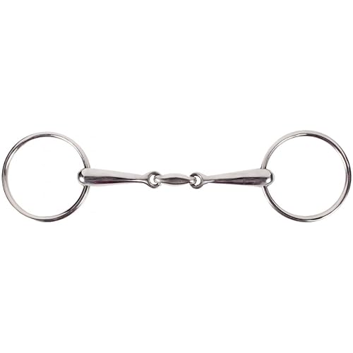 HORZE Lozenge Link Loose Ring Snaffle Bit - 16mm Width