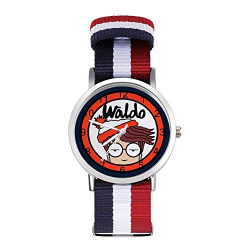 Waldo Daria Logo Mix Freizeit Armbanduhren Geflochtene Uhr mit Skala