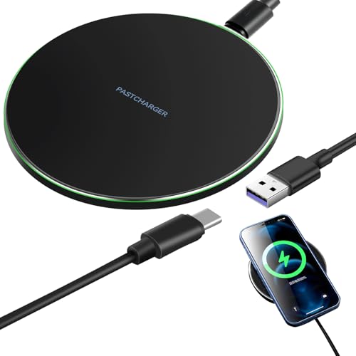 Chargeur sans Fil Rapide 20W Chargeur Induction Compatible avec iPhone 17 16 15 14 13 12 11 Pro Max Plus Samsung Galaxy S24 S23 pour Android et iOS AirP0ds 2 3 Pro