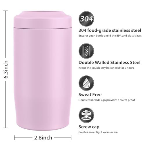 Image of Morefeel 4-in-1 Insulated Can Cooler for 12 oz Cans & Bottles