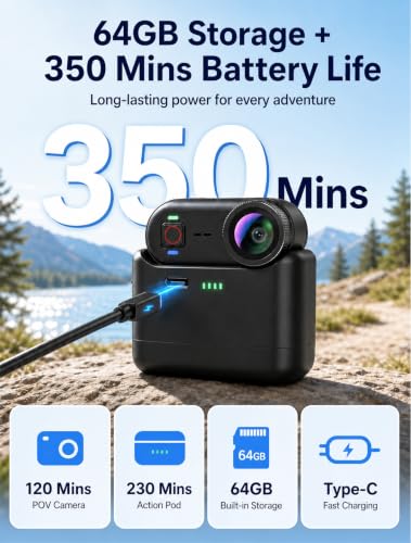 4K Waterproof Mini Action Camera