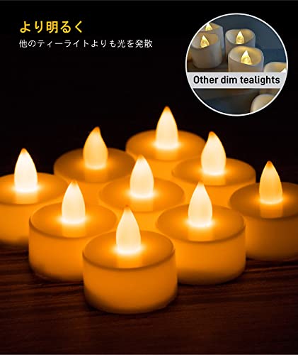 LEDキャンドルライト LED ティーライトキャンドル 24個セッ