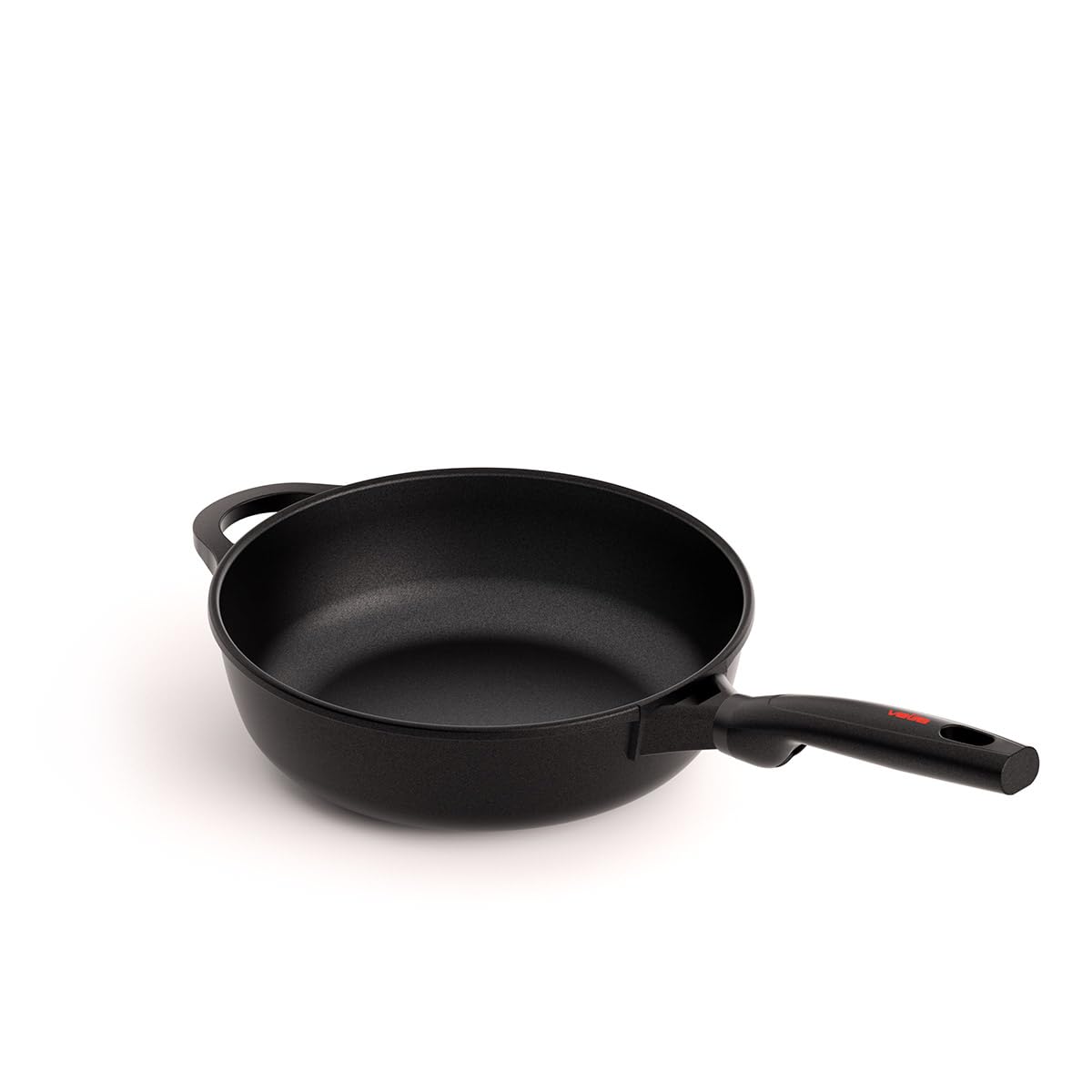 Valira Origen - Sartén premium de 24 cm honda hecha en España, aluminio fundido con antiadherente reforzado, no apta para inducción.