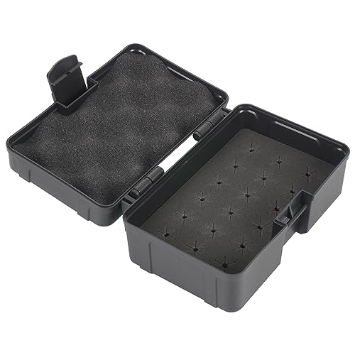 Smarkey Archery Broadhead Box Arrow Case holds 18 Arrowheads Broadhead Case Holder for Crossbow Recurve Bow and Compound Bow Hunting Accessories Storage