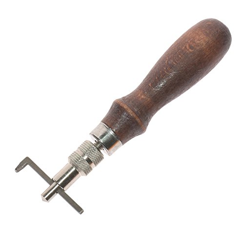BIGTEDDY - Leather Craft Basic Stitching Sewing Hand Tool Set Saddle Groover for DIY Leathercraft Projects - Thumbnail 5