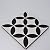 Moroccan Mosaic & Tile House CTP07-06 Amlo Handmade Cement Tile, 8''x8'', White/Black