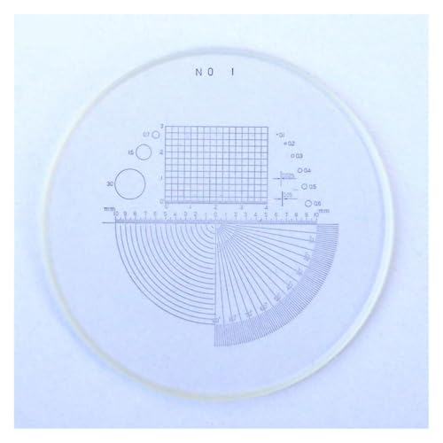 Outils de mesure de microscope : micromètre à grille pour calibrage optique