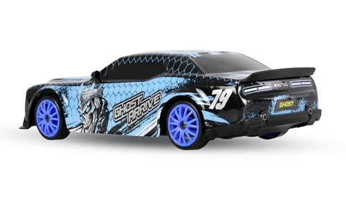 Voiture télécommandée de drift bleue, cadeau idéal dès 6 ans - 4