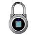 Fingerprint Padlock, Bluetooth Lock, APP, IP65 Waterproof, MEGAFEIS Smart Padlock with Keyless Biometric Suitable for Gym, Sports, Bike, School, Cabinet, Garage and Storage
