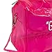 Clear Gym Bag for Women,Spend Night Bag Clear PVC Tote Bag Large Sports Duffel Bag Bright Candy Color Jelly with Durable Metal Zipper for Gym, Travel, Beach pink