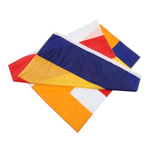 NUOBESTY Bandiera Buddhista in Poliestere per Benedizione Decorazione Templi e Altari Resistente e Colorata Regalo per Amanti del Buddhismo