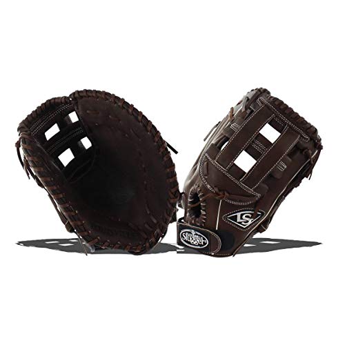 Louisville Slugger LXT First Base Gloves, Right Hand, 13', Dark Brown/White