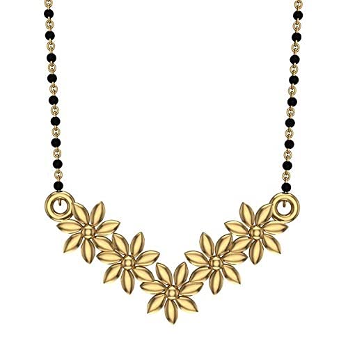 Image of DISHIS 14k Yellow Gold Mangalsutra for Women