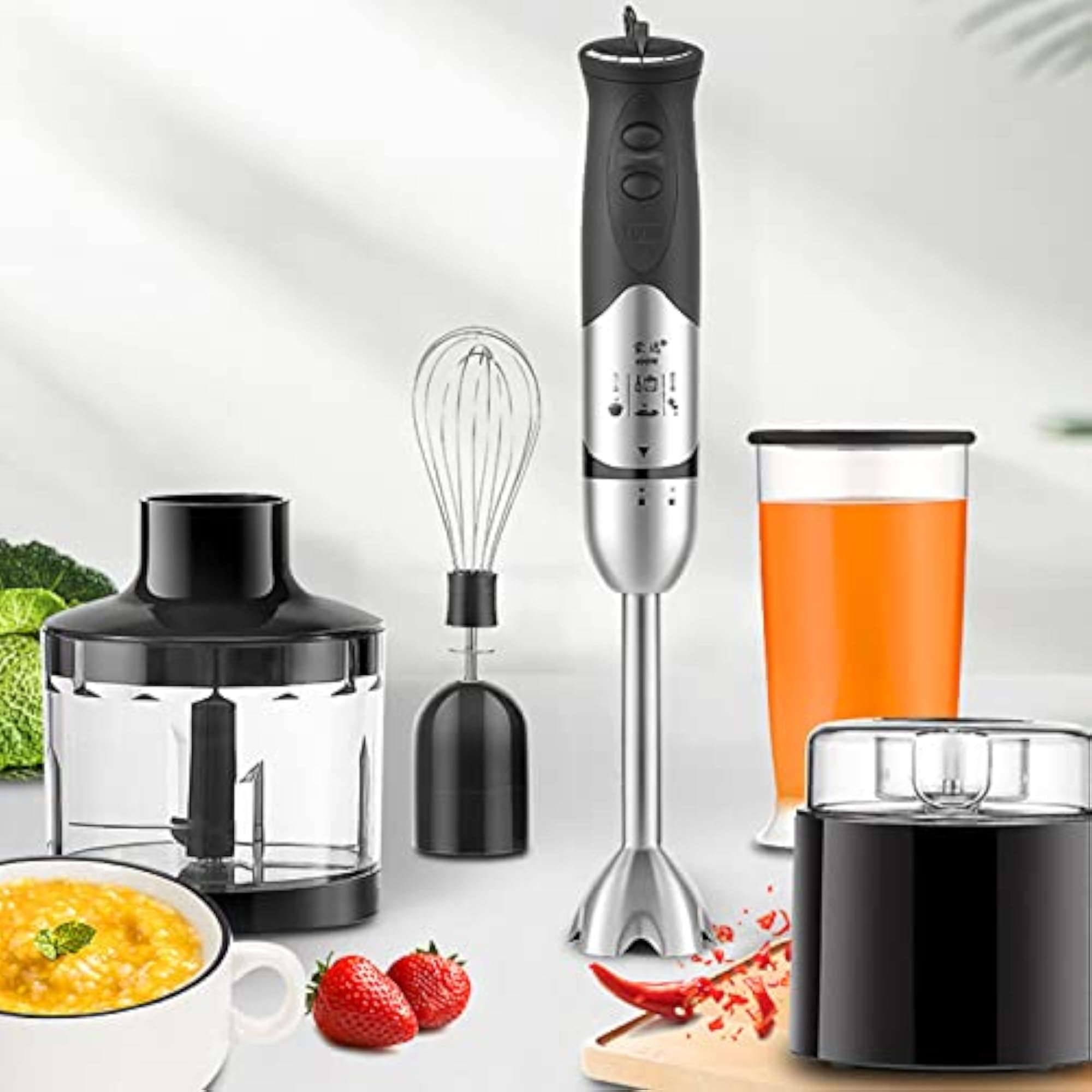 Handheld Electric Coffee Mixer, USB Rechargeable Foam Maker with 2 Speeds