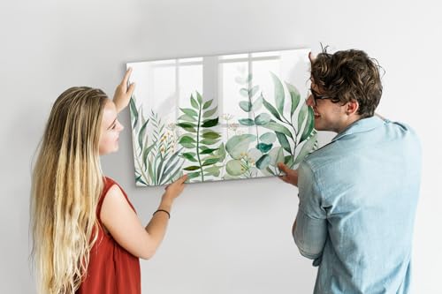 Tableau en verre magnétique 90x60 cm pour effacement facile sans traces - 3