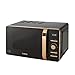 Price comparison product image Tower T24021 Digital Microwave with 60-Minute Timer and 8 Autocook Settings, 20L, 800W Black and Rose Gold, pack 1